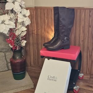 Croft & Barrow Brown Knee-High Boots